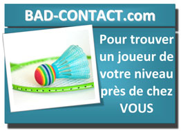 Pour trouver un partenaire de Badminton près de chez vous